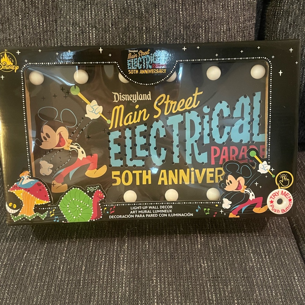 Disneyland Main Street Electrical Parade 50th Anniversary Light-Up Wall Decor